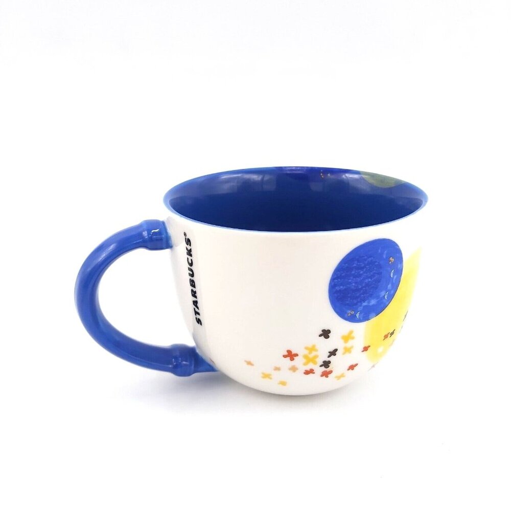 Rare Starbucks "You Are Here" Collection Celestial Moon & Stars 12oz Mug